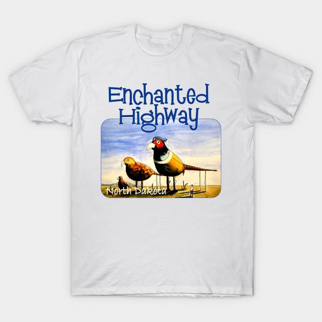 Enchanted Highway, North Dakota T-Shirt by MMcBuck